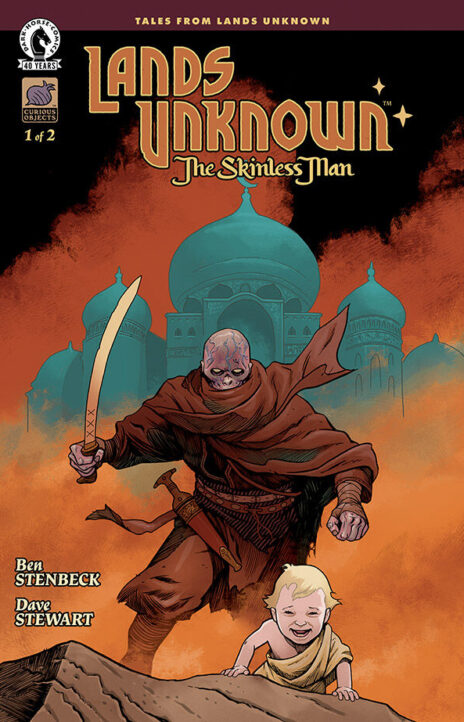 Lands Unknown The Skinless Man Comic Book Cover Image